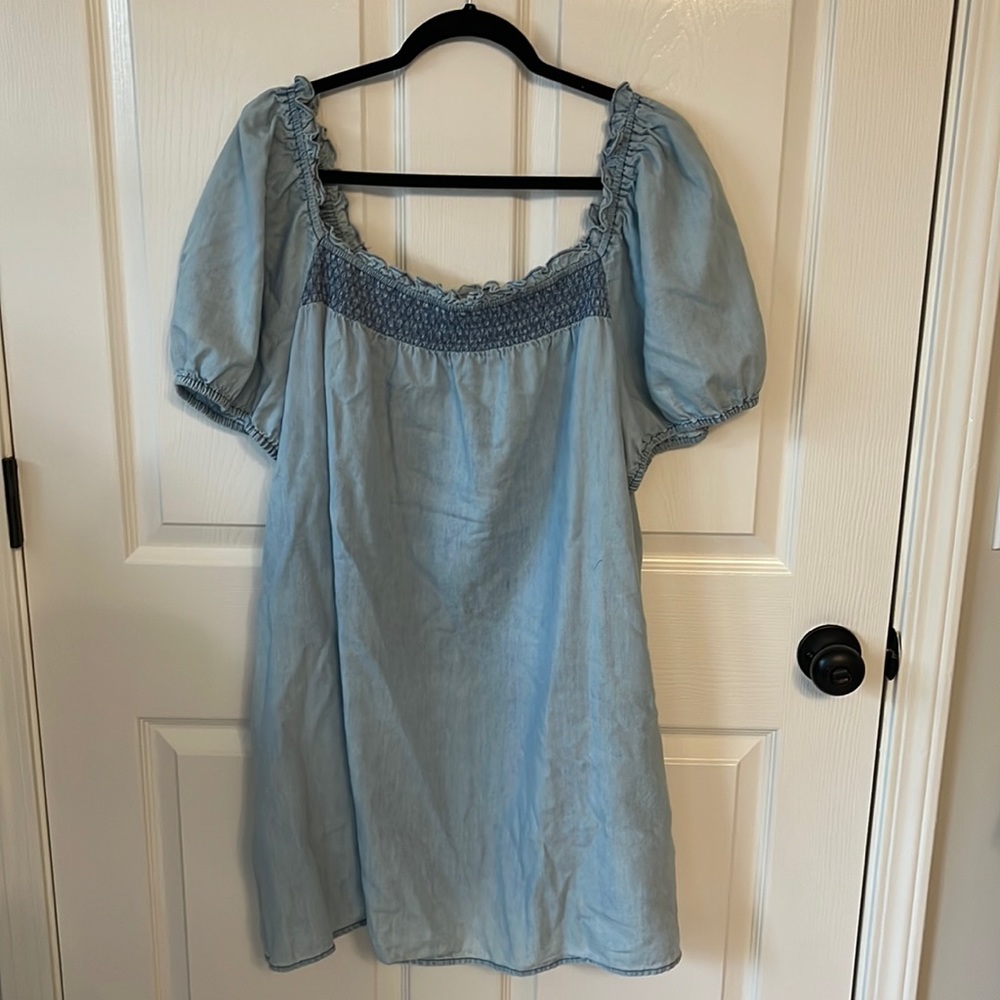 Plus Size Women’s lightweight Denim Dress